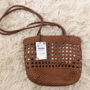 Zara boho/beach style handbag NWOT